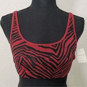 NWT Free People Sienna Strappy Rib Bra